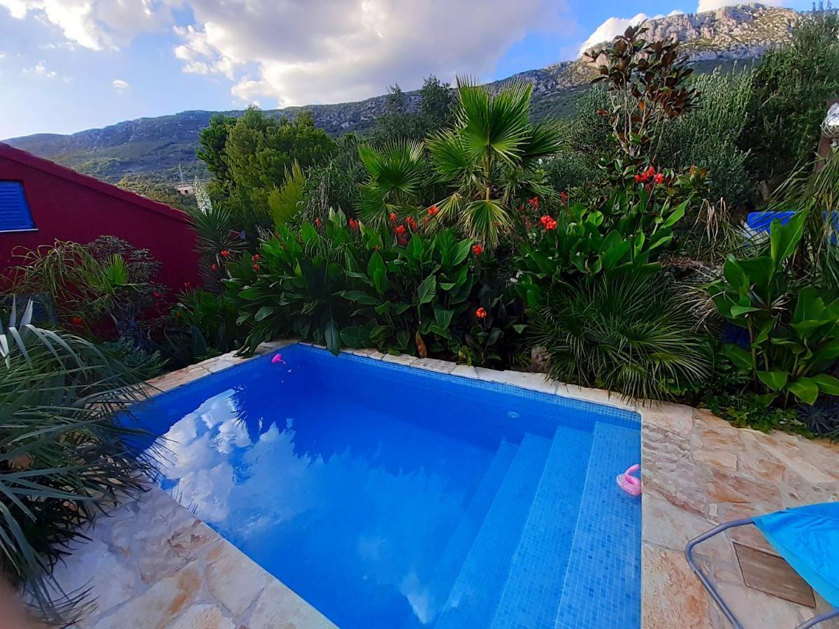 Villa Tropica, Total Privacy, Tropical Garden And Private Pool Kastela Luaran gambar